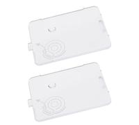 Lot de 2 plaques de recouvrement de bobine en plastique 416428301 de rechange pour machine à coudre Singer 3223, 3229, 3321, 3323 Talent, 44S, 4411