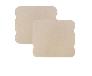 Lot de 2 plaques de recouvrement de guide d'ondes pour micro-ondes, feuille de mica, compatible avec Electrolux, AEG, Zanussi avec le code d'origine 50280601001