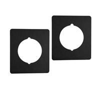 Lot de 2 plaques de réparation de porte en acier inoxydable - Plaque de renfort pour poignée de porte - Plaques de réparation de porte en acier inoxydable