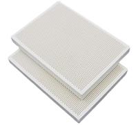 Lot de 2 plaques de soudure en céramique alvéolées for la fabrication de bijoux - Plaques de soudure de haute précision avec trous for une fixation facile