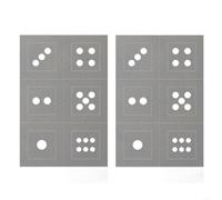 Lot de 2 plaques d'exercice de soudage en acier, kit d'entraînement de 24 pièces pour main TIG/MIG/E, plaques métalliques pour pratiquer la soudure, projet de dés pour débutants et formation