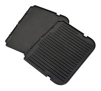 Lot de 2 plaques grillées de rechange pour presse à panini et grill Cuisinart GR-4NP1 5 en 1 - Accessoires de grille, sans BPA, 2 pièces