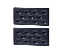 Lot de 2 plaques mini bouchées Gaufrier croque-monsieur (XA801212 TEFAL)