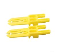 Lot de 2 plaquettes de frein pour vélo - Blocs de purge de transport - En ABS jaune - Composants pour la maintenance - Compatible avec divers systèmes de frein