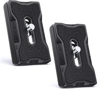 Lot de 2 Plateau Rapide 1/4" Adaptateur de Plaque Dégagement Rapide Trépied Attache en Aluminium pour Appareil Photo DSRL Rotule Trepied