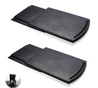 Lot de 2 Plateaux coulissants pour Machine à café de 30 cm à 53,3 cm sous l'armoire, pour Petit Appareil de Cuisine, Noir