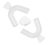 Lot de 2 plateaux de blanchiment des dents en thermoplastique avec étui pour le sport, le grincement des dents à la tombée de la nuit pour bien dormir