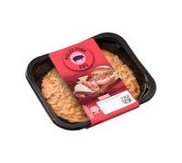 Lot de 2 plateaux de porc pulled pork pour barbecue 200 g