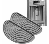 Lot de 2 plateaux d'égouttement réutilisables en silicone pour réfrigérateur Compatible avec Ge Whirlpool