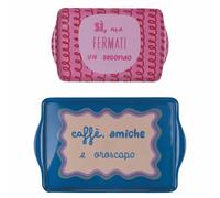 Lot de 2 Plateaux en mélamine, More Amor