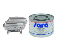 Lot de 2 Plats à Friction Elena + 4 pâtes combustibles Start 200