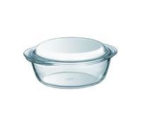 Lot De 2 Cocottes - Pyrex - Verre - Rond - 2,3 L Transparent