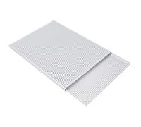 Lot de 2 plats à rôtir en aluminium anodisé 35 x 25 cm - Résistants à la corrosion - Pour une utilisation professionnelle en cuisine - Plaque de cuisson de qualité commerciale
