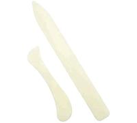 Lot de 2 plieurs de papier réutilisables en plastique pour le marquage des os, le scrapbooking, la reliure faite à la main, outil de fabrication durable