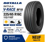 Lot de 2 pneus 225/65 R16C 112/110T ROTALLA SETULA V-RACE RF19 - Été - Neufs