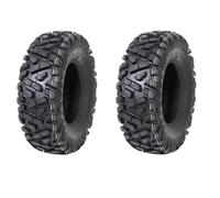 Lot de 2 pneus 26 x 8-14 P350 pour quad 205/75-14 26 x 8.00-14 HAKUBA ATV tout-terrain