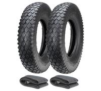2x pneus Citomerx CITxxx 4.80/4.00-8 TT + chambre à air pour brouette Bollerwagen Gartenhänger