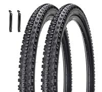 Lot de 2 pneus de vélo de montagne 29 x 2,10 73,6 cm - Pliables - Pour VTT et vélo de route hybride 29 x 1,95 29 x 2,10 29 x 2,125
