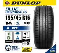 Lot de 2 Pneus DUNLOP Blue Response TG 195/45 R16 84V XL MFS Été Neufs Premium