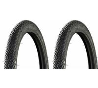 Lot de 2 pneus en caoutchouc 2-17 roues pour moto compatibles avec scooter Piaggio Ciao SC PX adolescent FL