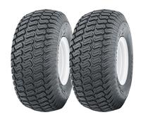 Lot de 2 pneus gazon 18x9.50-8 4PLY sur jante 4 crampons, sans chambre, pour tondeuses buggy