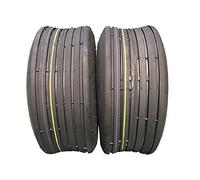 Lot de 2 pneus LRB 11 x 4.00-5 pour gazon 11-4.00-5 sans chambre à air plage de charge B pneus 11/4.00-5 P508 pour tondeuse à gazon tracteur chariot de golf 11 x 4.00-5 4PR P508A