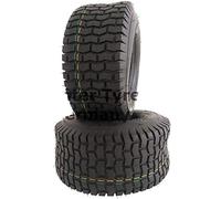 Lot de 2 pneus NaRubb 15x6.00-6 S2101 4PR pour tracteur de jardin