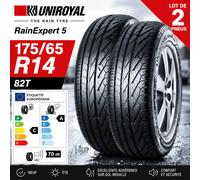 Lot de 2 Pneus NEUFS 175/65 R14 82T UNIROYAL RainExpert 5 Été