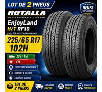 Lot de 2 pneus neufs 225/65 R17 102H ROTALLA EnjoyLand H/T RF10 SUV - Été