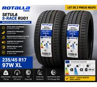 Lot de 2 pneus neufs 235/45 R17 97W ROTALLA SETULA S-RACE RU01 XL FR