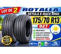 Lot de 2 pneus neufs Rotalla 175/70 R13 82T Setula E-Race RH02