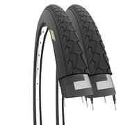 Lot de 2 pneus pliants 700 x 35 C 37 - 622 pour Cyclocross Country Gravel Vélo Adulte Hybride