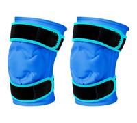 Lot de 2 poches de glace pour genou, manchon de refroidissement pour apaiser l’articulation, pack chaud froid pour genoux, récupération active et confort, genouillères de compression réglables
