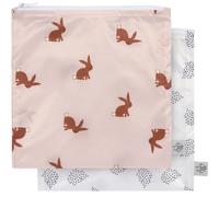 Lot de 2 Pochettes à goûter Little Forest Lapin