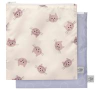 Lot De 2 Pochettes À Snack Tiny Team Cat Multi-coloured TU