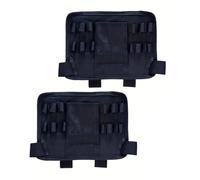 Lot de 2 pochettes à outils pour électriciens en tissu Oxford robuste avec attaches de ceinture