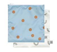 Lot de 2 pochettes à snack happy rascals smile multicolore TU