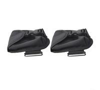 Lot de 2 pochettes de poids de 2 kg avec boucle à dégagement rapide pour ceinture ou plaque de montage en nylon résistant (noir)