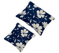 Lot de 2 pochettes en éclats d'obus pour sac à main, trousse de maquillage étanche, pochette portable pour femme, Multicolore 01., A：7.1x5.8in/18x14.8cm，B:4.7x4.5in/12x11.5cm