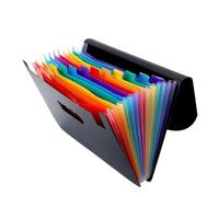 Lot de 2 pochettes extensibles for documents, classeurs à 12 niveaux, organiseur bureau, sac multifonctionnel, papeterie scolaire et Pour Office