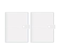 Lot de 2 pochettes transparentes avec ou sans fermeture à pression pour un rangement sécurisé et une récupération facile des fichiers