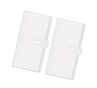 Lot de 2 pochettes transparentes avec ou sans fermeture à pression pour un rangement sécurisé et une récupération facile des fichiers