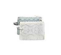 Lot de 2 Pochettes/Trousses Dentelles Multi-usages,Trousse Maquillage, cosmétique, Trousse Lingerie, Trousse Crayon Stylo