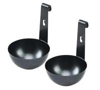 Lot de 2 pocheuses à œufs en acier inoxydable à suspendre pour œufs pochés - Cuisson facile