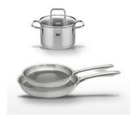 Lot de 2 poêles 24/28 cm Elo Relief Passion et Faitout 16 cm