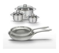 Lot de 2 poêles 24/28 cm et 3 faitouts 12/14/20 cm Elo Relief Passion