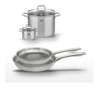 Lot de 2 Poêles 24/28cm et 2 Faitouts 16/26cm Elo Relief Passion