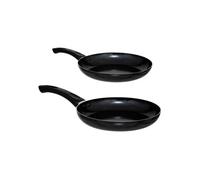 5five – Lot de 2 poêles en aluminium «Induction» 24-28 cm Noir