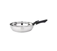 Lot de 2 poêles inox 24 et 28 cm + poignée Baumalu 341960 inox