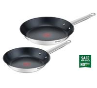 Poele / sauteuse Tefal Cook Eat Lot 2 poeles 24/28 cm Inox B922S204